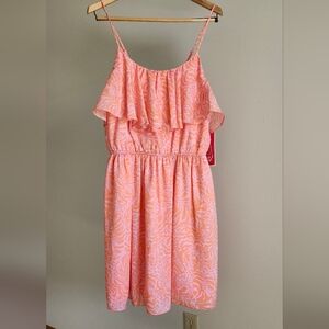 Lilly Pulitzer for Target NWT Orange Flounce Dress Size Large